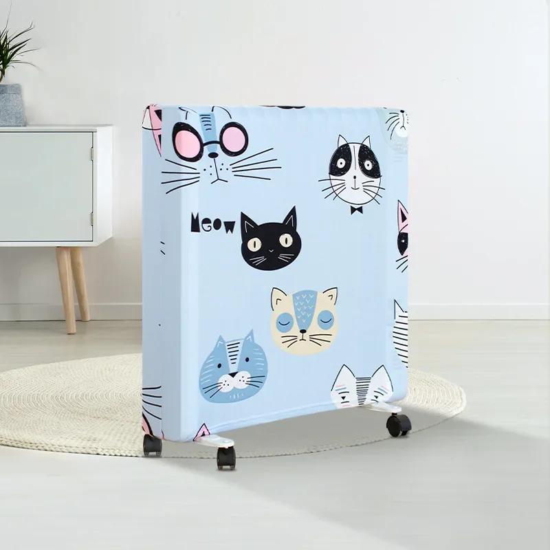 Radiator Case Protective Elastic Fabric Electric Heating Dust Cover Radiator Dust Cover Household Oil Heater Dust Cover Portable