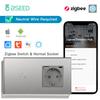 BSEED Zigbee 1Gang Light Switches 1/2/3Way Tuya Smart Life App Control Plus EU Socket USB Type-c Power Outlets Glass Panels