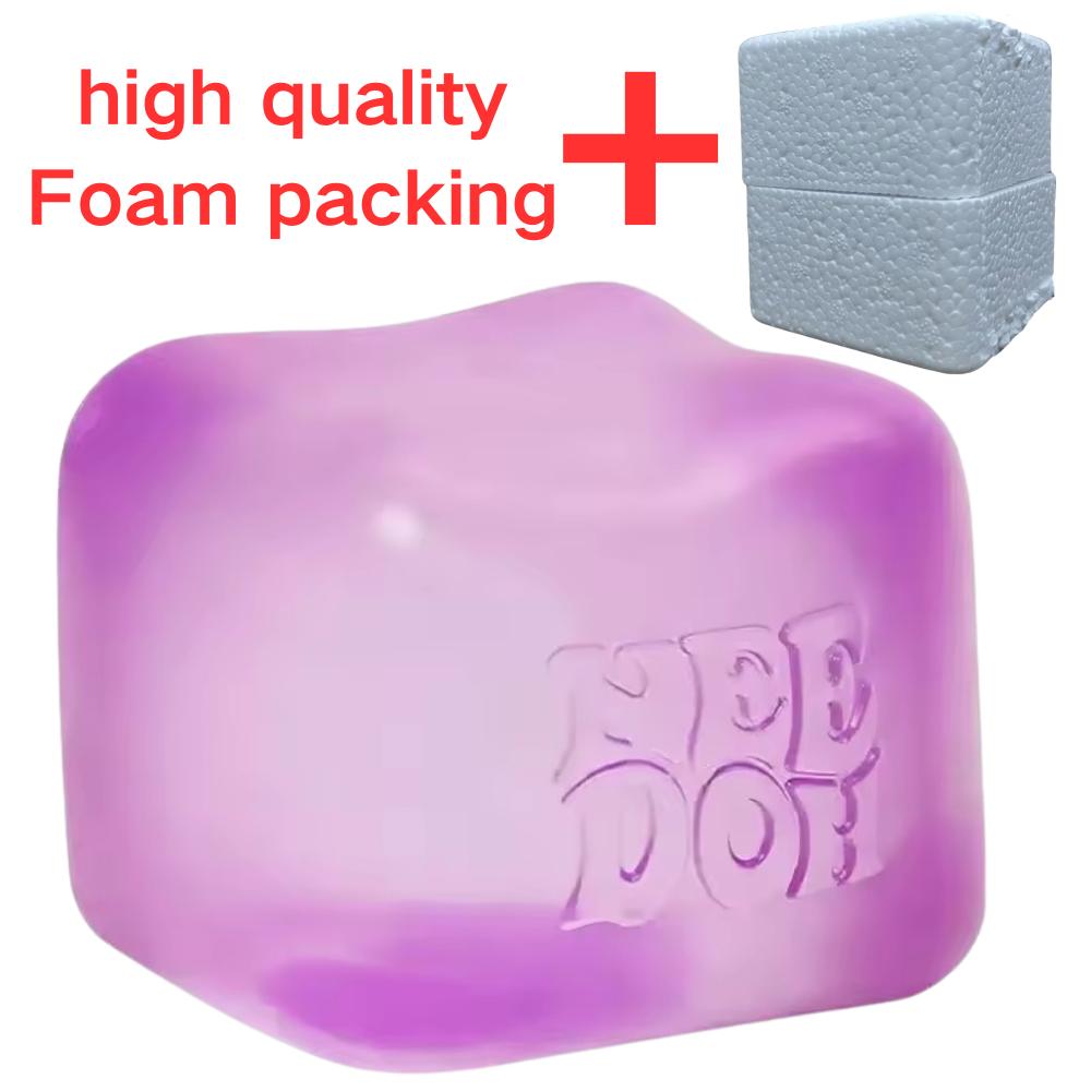 

High Quality Schylling Needoh Nice Cube Squishy Fidget Toy Stress Relief Anti-Anxiety Focus Calm Sensory Toy for Kids Adults ADH