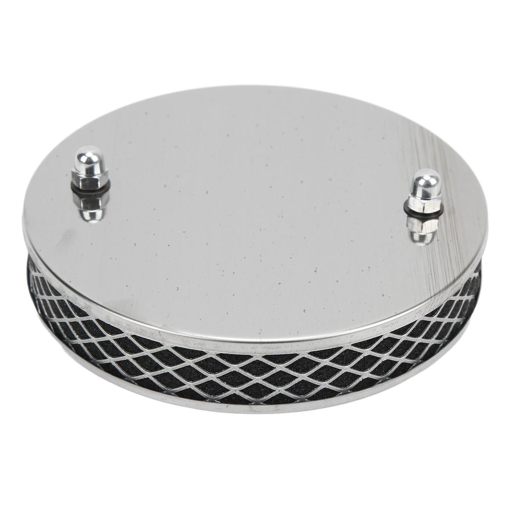 14x3cm High Flow Air Filter Chrome Metal Replacement for SU HS2 1¼ Inch Carburettor