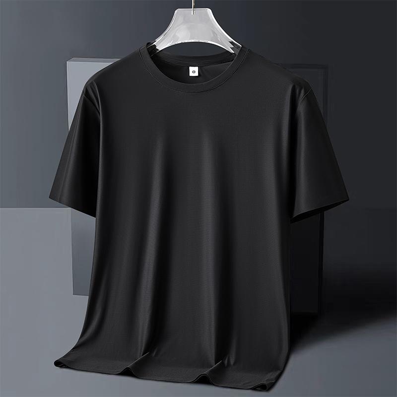 Ice Breathable Sports Short-sleeved T-shirt Men's Quick-drying Clothing Men's Loose Ice Silk Top T-shirt Men's Fitness Training Half-sleeved T-shirt