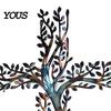 Metal Tree Wall Hanging Cross Art, of Life Crosses Retro Style Art Decor, for Garden Living Room Bedroom Gradient Color