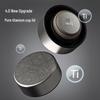 TEMEKE 420ml Double-Layer Pure Titanium Insulated Tea Cup