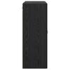 Wall Mounted Cabinet Black Oak Effect 69.5 x 34 x 90 cm