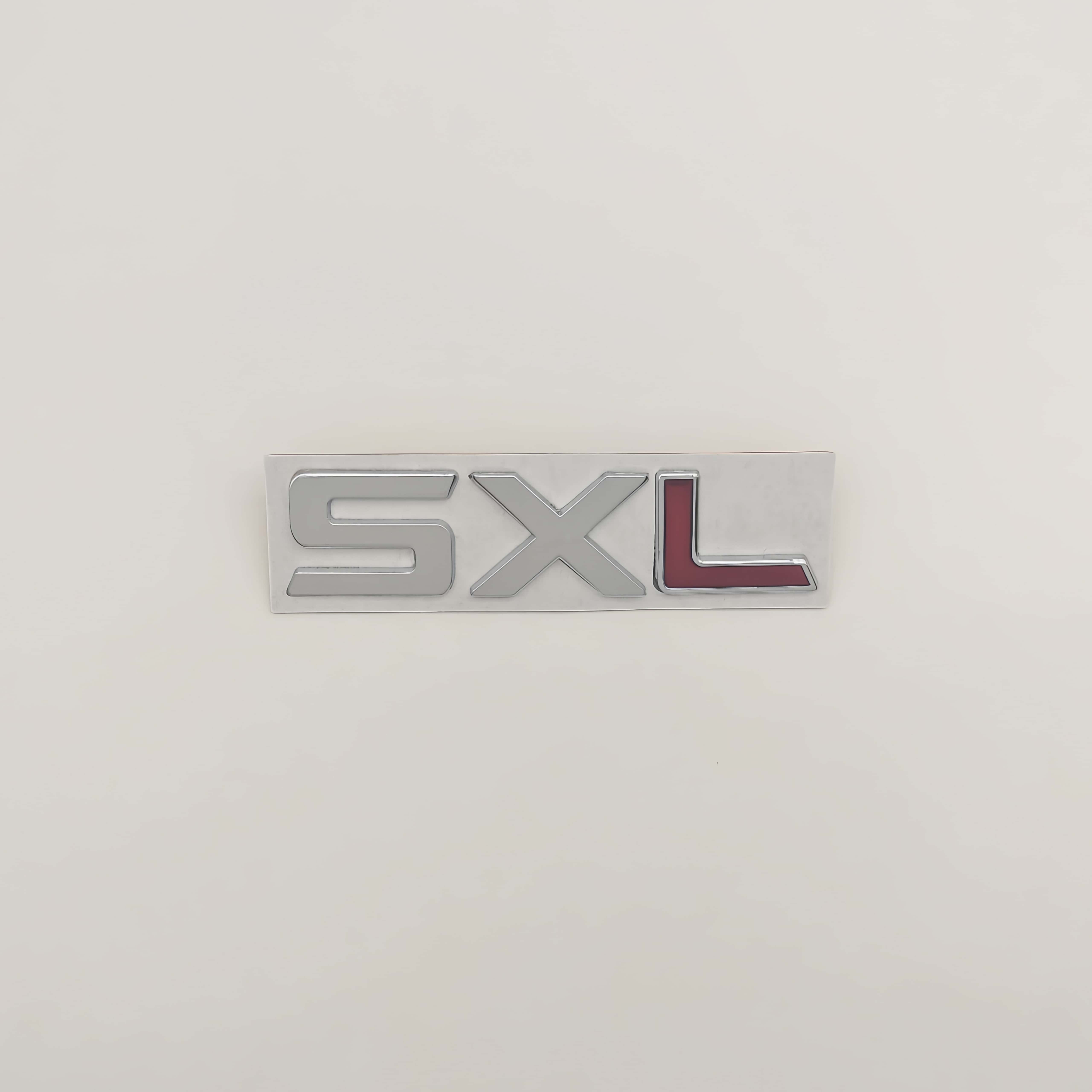 3D SXL Metal Zinc Alloy Badge Sticker Car Rear Trunk Emblem Decal SXL