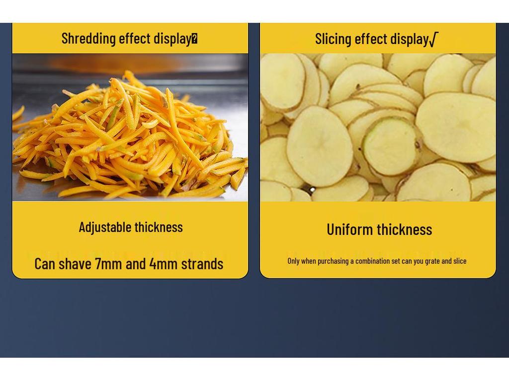 Hand-Cranked Electric Shredder & Slicer: Ideal for Pumpkins, Carrots, Cassavas, Sweet Potatoes. Perfect for Farming and Household Use.