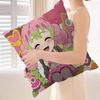 Anime Character Mitsuri Kanroji Pillow Cushion Cover Pillowcase Living Room Sofa Home Decor Customized