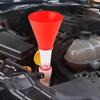 Imbuto di riempimento olio benzina universale per auto e moto, larghezza regolabile, morsetto di tenuta, set di riempimento olio motore, accessori per auto e moto