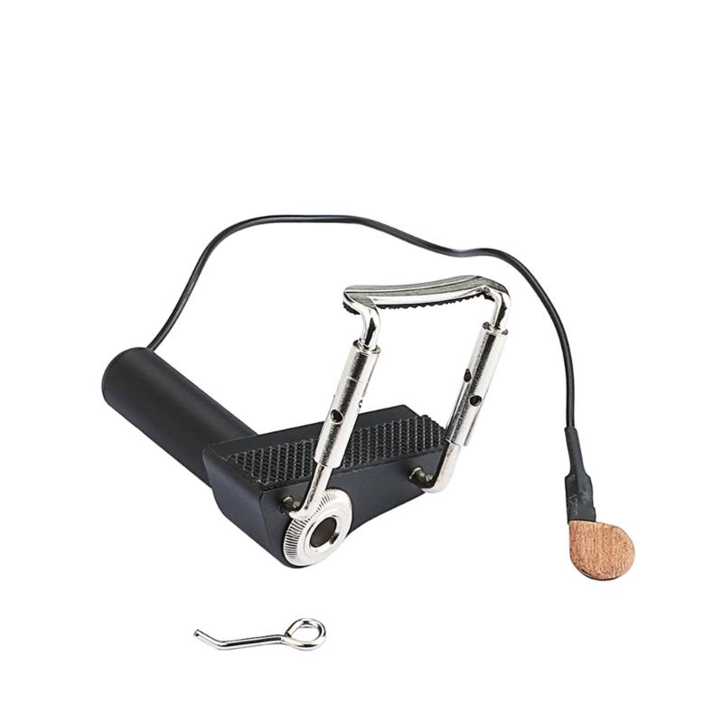 Professional Violin Viola Pickup Acoustic Sound Violin Bridge Pickup Portable Piezo Violin Pickup Easy To Mount