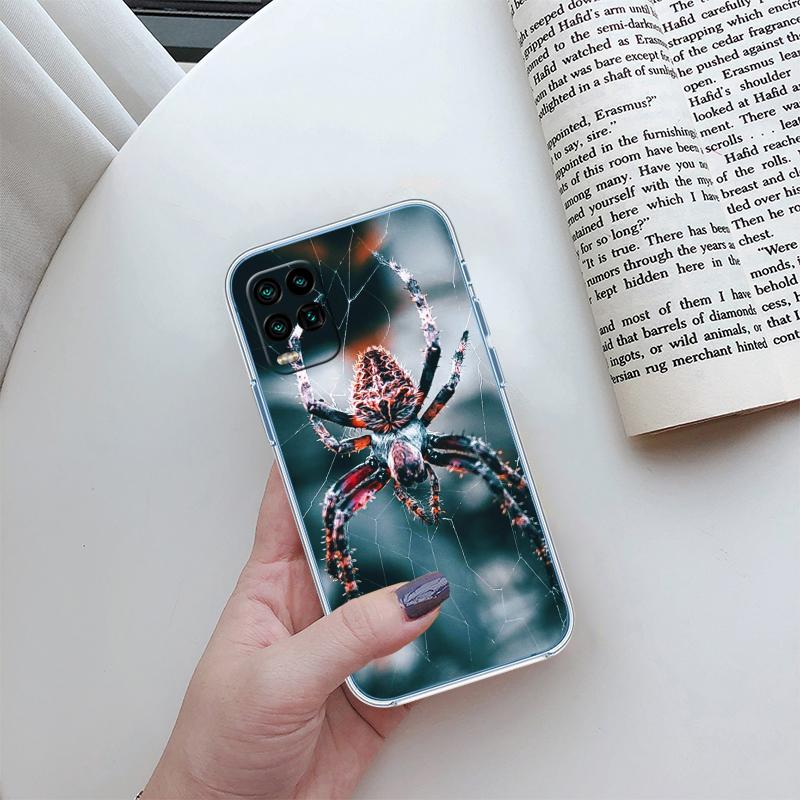 Spider Transparent Phone Case for Motorola Moto G10 G20 G30 G31 G32 G34 G35 G41 G42 G50 G51 G52 G55 G60 G60S G62 G71 G72 G75