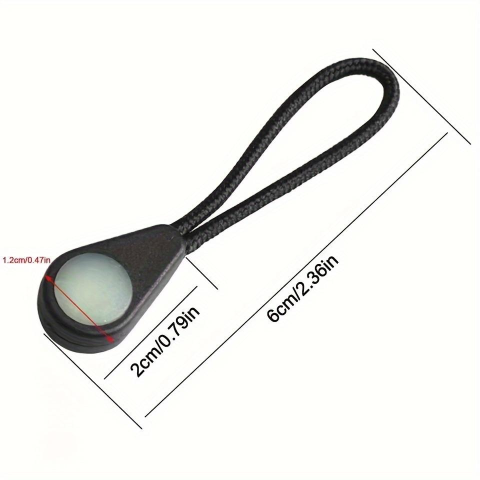 

Glow-in-the-Dark Zipper Pulls, Night Vision Green, For Backpacks & Bags, Easy Identification & Loss Prevention 1pcs