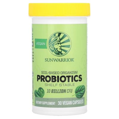 Sunwarrior, Probiotic, 10 Billion CFU, 30 Veggie Capsules