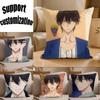 Anime Dakaretai Otoko Takato Saijou Square Sofa Pillow Cover Solid Color Living Room Home Decor Cushion Case