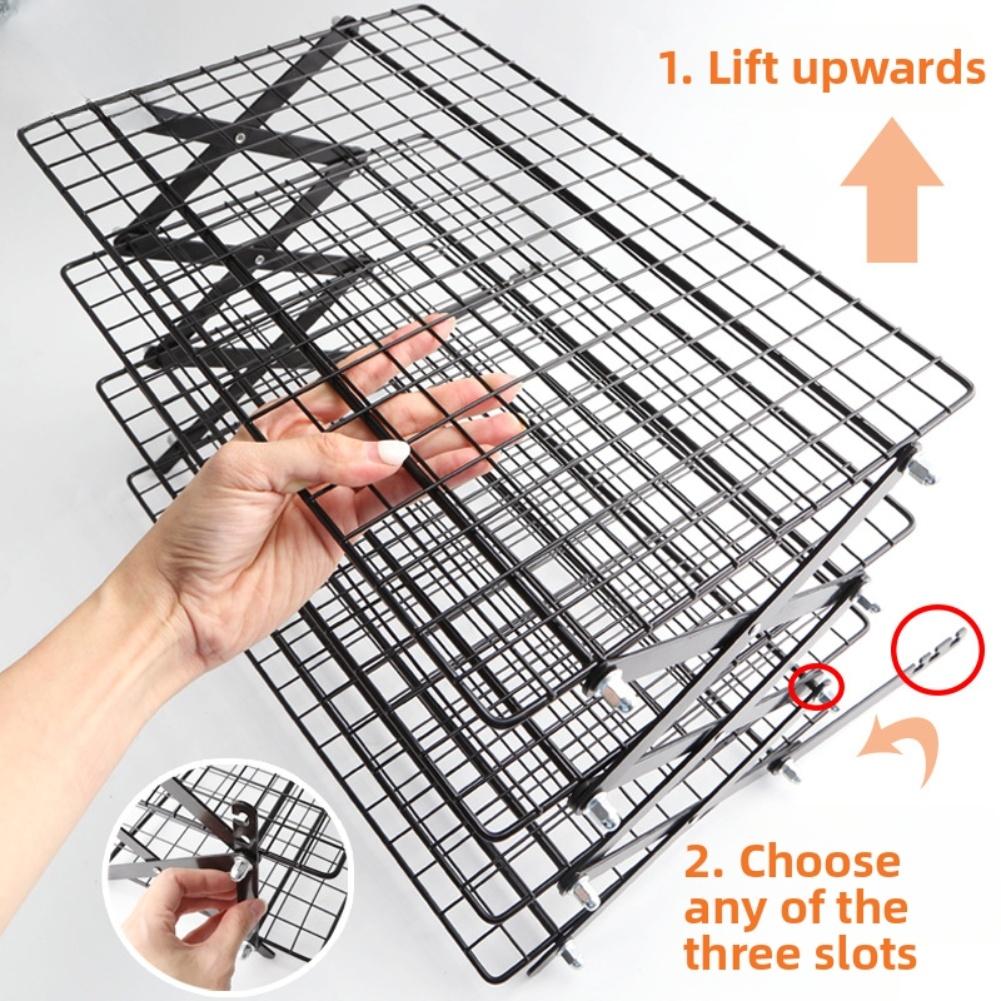 4-Tier BBQ Bread Cake Cooling Rack Folding Dessert Display Storage Rack Kitchen Baking Tool Home Baking Storage Shelves