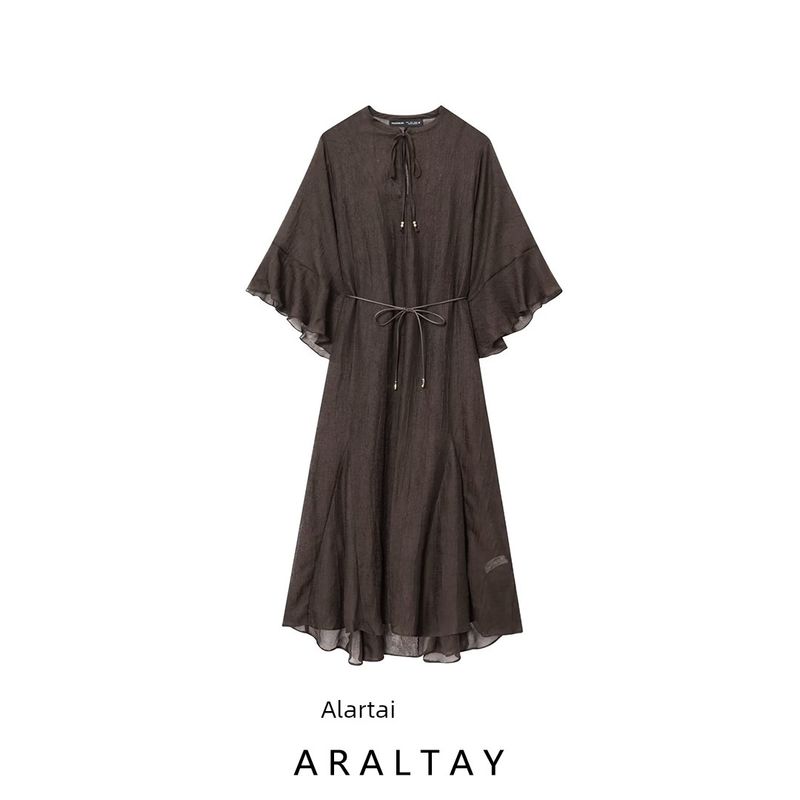 Araltay New Arrival Fashion Style Women's Clothing Fashion All-Match Casual Minimalist with Belt Dress 1165171