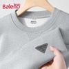 Baleno Men's Loose Fit Triangle Graphic Crewneck Sweatshirt