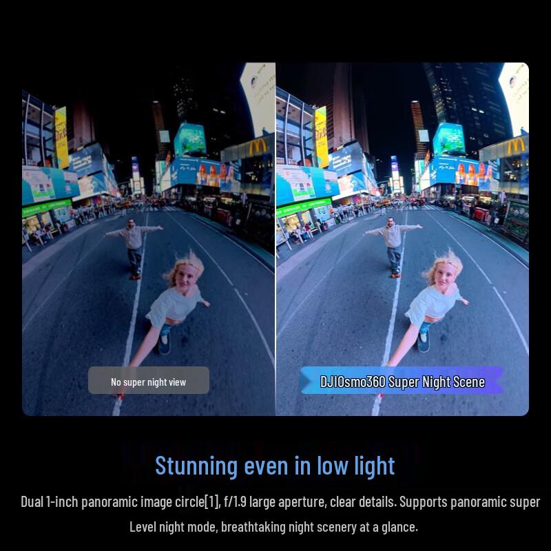 DJI Osmo 360 8K Panoramic Action Camera Cycling Rear View Kit (CN Version)