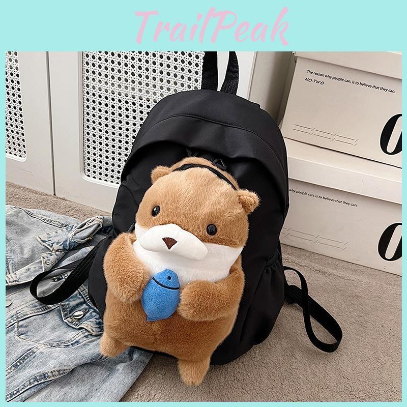 Cute Versatile And Otter Animal Bag For School Commute And Animal Design