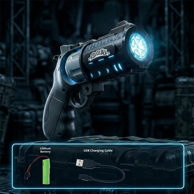Revolver Bubble Gun Toy for Unisex