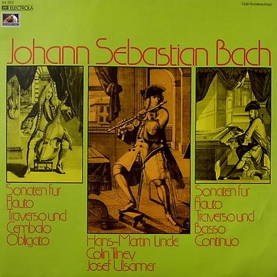 LP Record JOHANN SEBASTIAN BACH  HANSMARTIN  Sonaten Fr Flauto Traverso Und Cem 64263 His Masters Vo 1975 Germany Classical Used