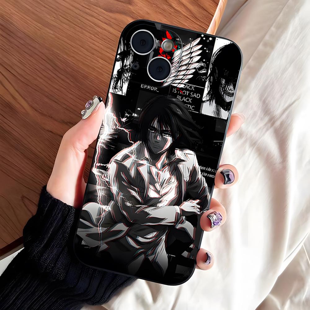 Attack On Titan Phone Case For IPhone 17 Pro Max 16 15 14 Pro Max 13 11 X Xs Xr 8 7Plus Silicone Cover