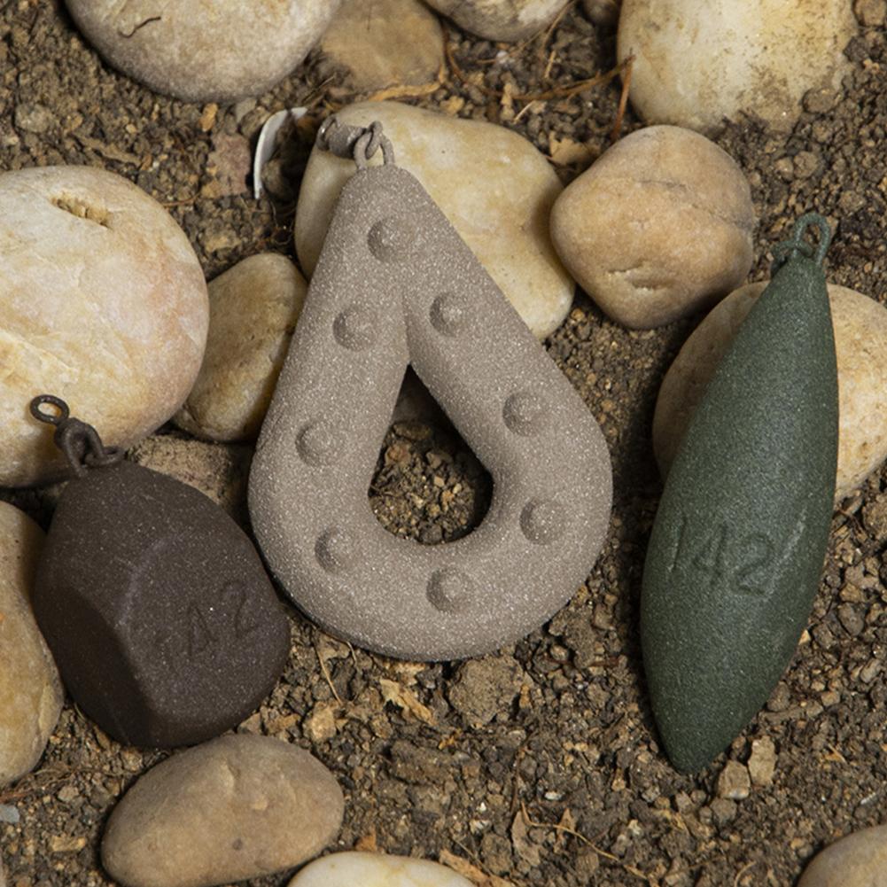 1PC 142G Ouli Fishing Fishing Lead Pendant With Rotating Ring Anti-Hanging Bottom Anti-Winding Lancet Square Lead Pendant