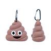1pc Pet Poop Tasche Scheiße-förmigen Hund Katze Abfall Taschen Tragbare Hund Poop Dispenser Halter Haustiere Reinigung Produkte für Haustiere im Freien