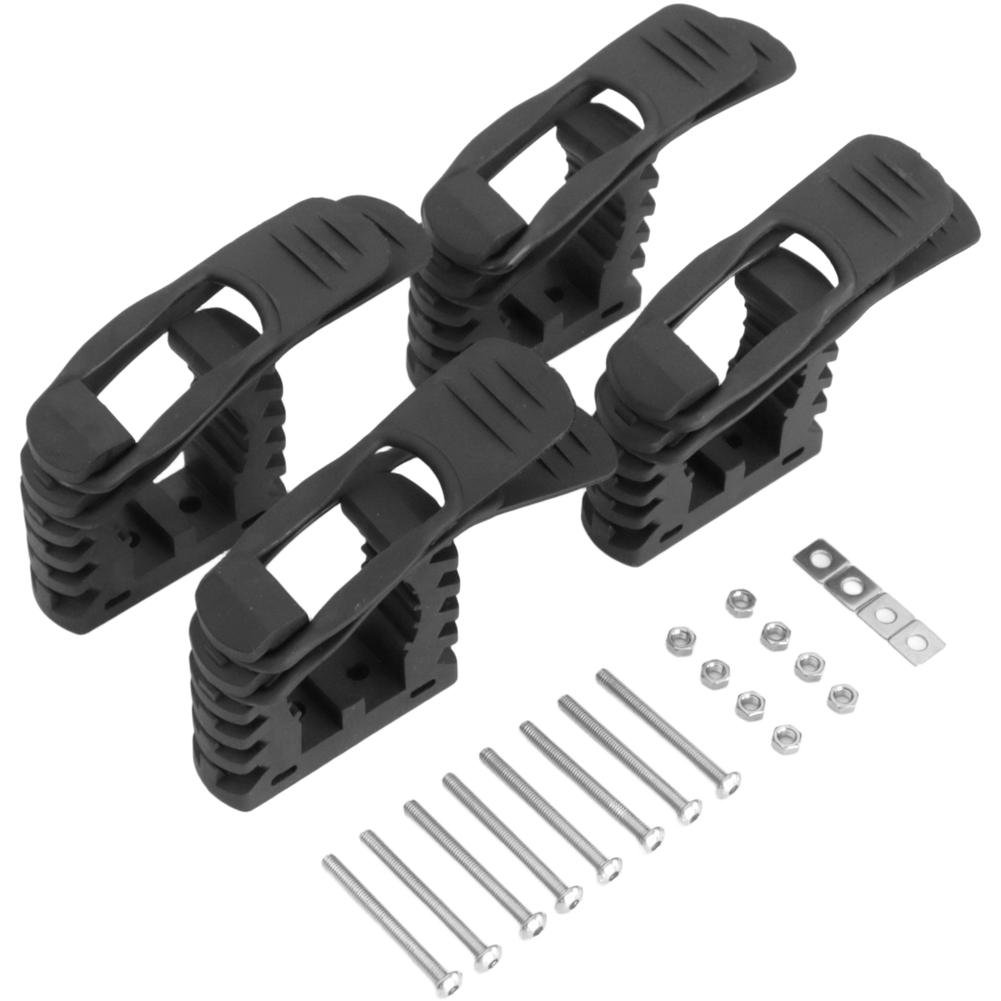 Rubber Clamp for Securing Shovels Axes and Paddles on For Off Road Vehicles Fits For TPU TPE Tubular Tools 5/8 to 2 1/4 Inches