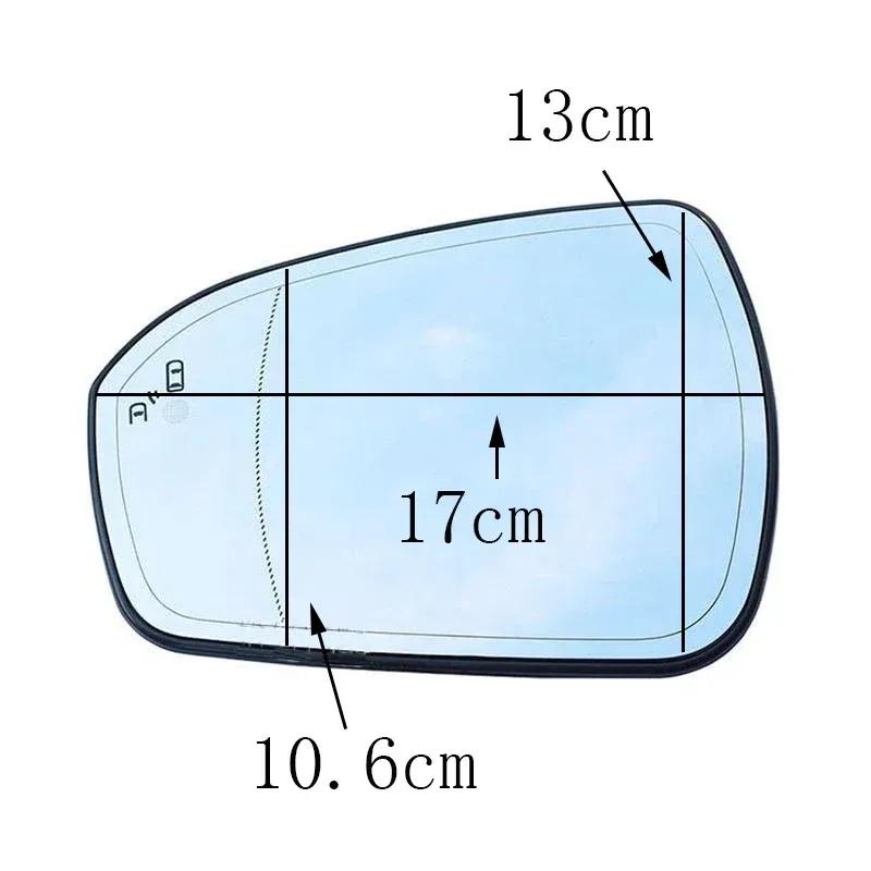 Auto Heated Blind Spot Warning Wing Rear Mirror Glass for Ford Mondeo MK5 MKV 5 V 2013 2014 2015 2016 2017 2018