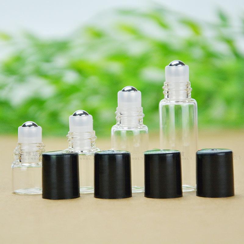 Transparent Ball Bottles for Perfume & Essential Oils - 1ml, 2ml, 3ml, 5ml