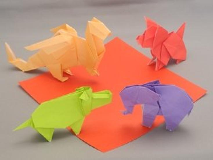 Origami Studio Made In Ideal for Intermediate Large 25cm Premium Origami 50 Sheets In 50 Colors Gold and Silver In Taro's - Japan, Origami, Paper,