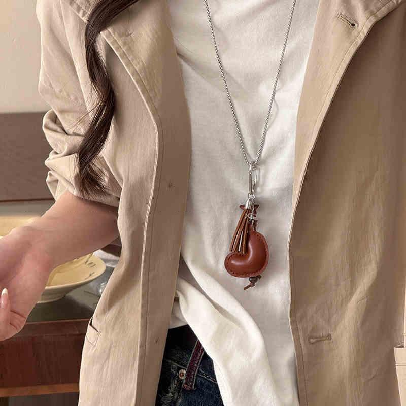 Böhmische Seestern-Halskette: Bunte Perlenkeramik Ethno-Stil mit gewebter Kordel für Damen