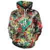 Men's Hoodies  Animal Cat Print 3D Patternv Hooded Autumn Pullover Sweatshirt With Pocket Hoodie Streetwear Loose Comfortable