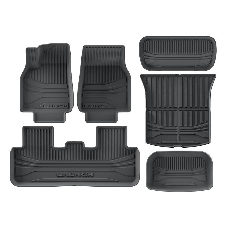 Tesla Model Y (2025) TPE Floor Mats - Specialized Fit for Refresh Headlight Model
