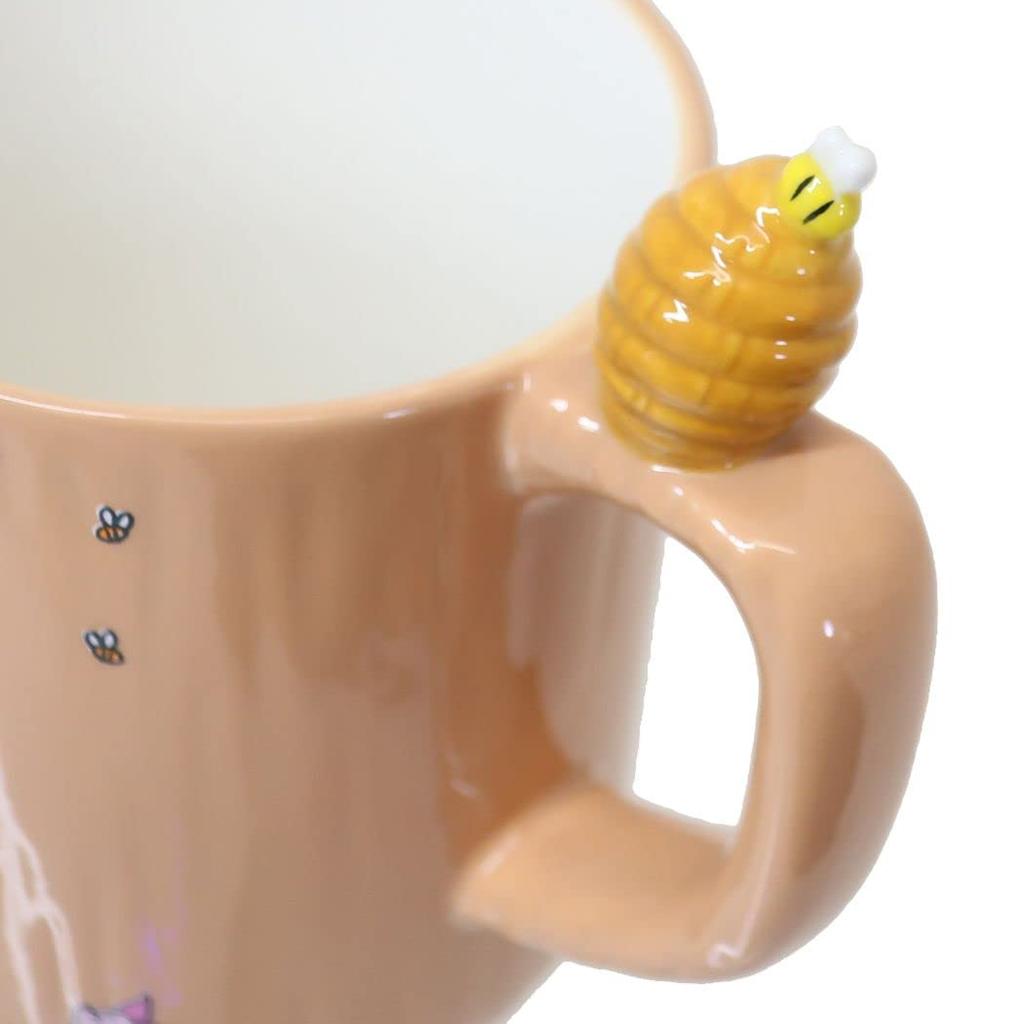 Sun Art Disney the Mug with Beehive SAN3973 "Winnie Pooh" Figure, Design, Approx. 260ml,
