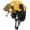 Bluetooth 5.0 Noise Reduction Earmuffs With Construction Safety Helmet For Engineer ABS HardHat with Visors  Industrial Hat ANSI