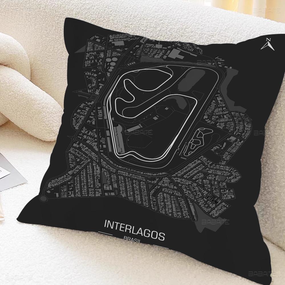 City Urban Route Cushion Cover Pillowcase Upholstery Sofa Throw Pillow Home Decor Pillowcas