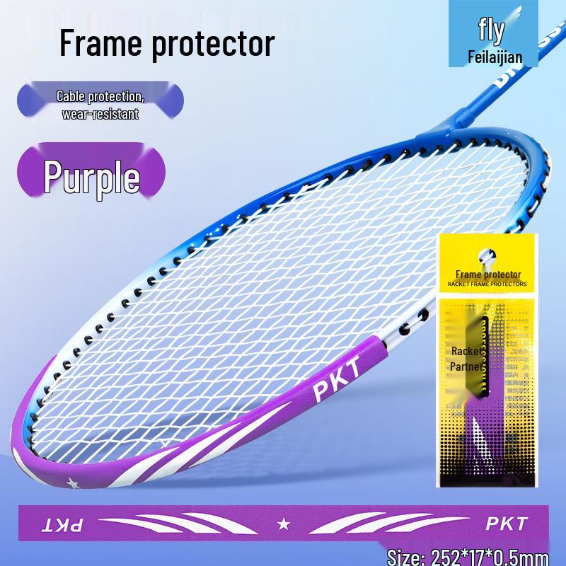 Αόρατος Προστατευτήρας Πλαισίου Ρακέτας Μπάντμιντον: Διαφανής Αυτοκόλλητη Ταινία Άκρης, Αντι-Φθοράς, Προστασία από Ξεφλούδισμα Βαφής, Σχεδιασμός Χωρίς Μαρκάρισμα.