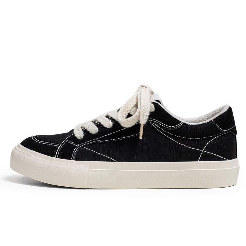 Harajuku Style Original Men Red Sneakers Breathable Canvas Sneakers Skate Shoes Men Low Platform Casual Sneaker Men Basket Homme