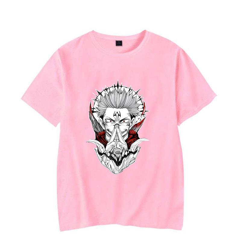 New Funny Anime Ryomen Sukuna Printing T-shirts for Women Men Summer Tee Shirt Casual Short Sleeve Round Neck Tops T-shirts