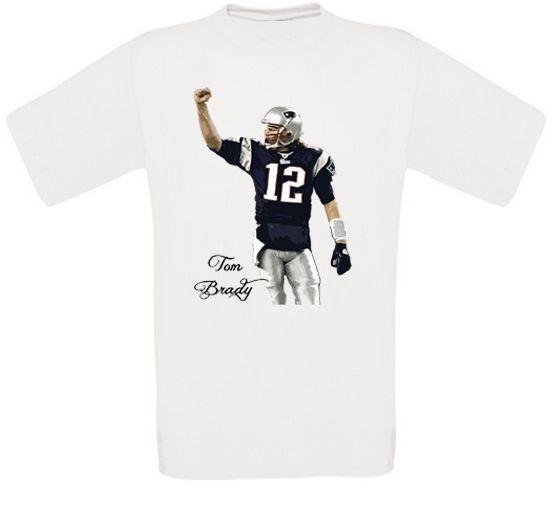 Tom Brady New England American Football T-Shirt All Sizes S