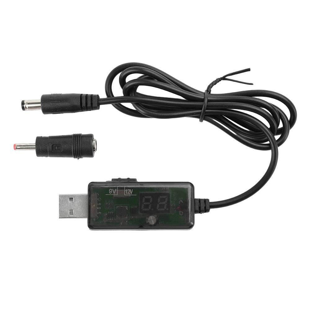 

USB 5 В на 9 В/12 В маршрутизатор оптический кабель Cat Boost 5,5*2,1 мм порт постоянного тока 1 Drag 2 оригинальный чип цифровой дисплей ИБП кабель для зарядки