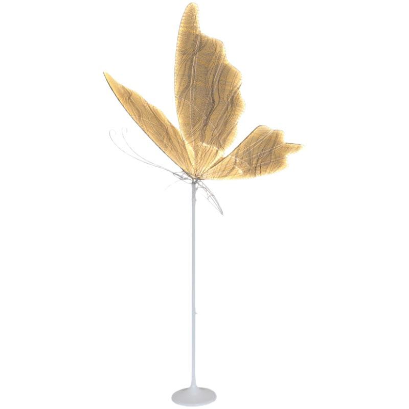 Luminous Butterfly Wings Chandelier: Wedding Ceiling Decoration & Aisle Guide
