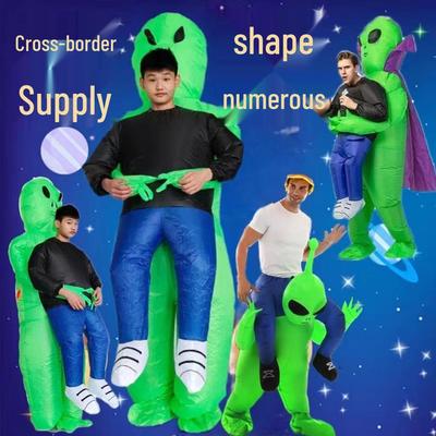 Opblaasbaar Alien Geest Kostuum - TikTok Viraal Halloween Requisiet