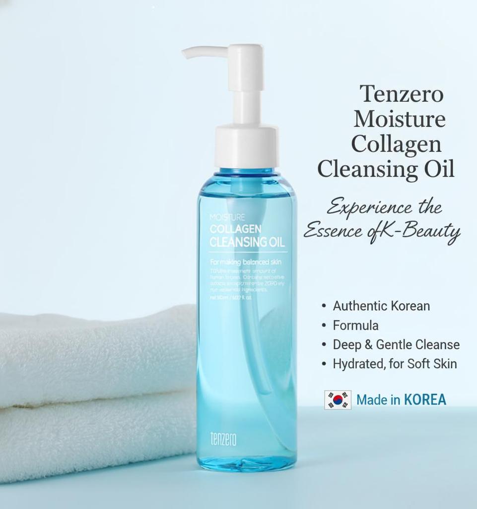 TENZERO Moisture Collagen Cleansing Oil 150ml