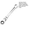 Ratcheting Combination Wrench Spanner 180-Degree Variable Angle Design Rust-resistant Quick Manual Ratchet Wrench