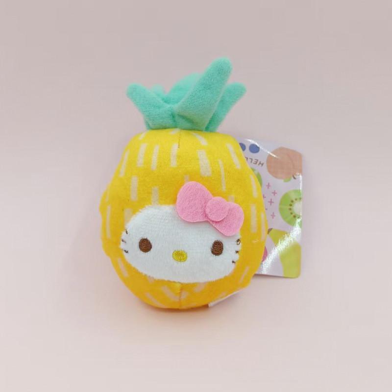 Watermelon Pineapple Pear Shaped Fruit Series Plush Doll Pendant
