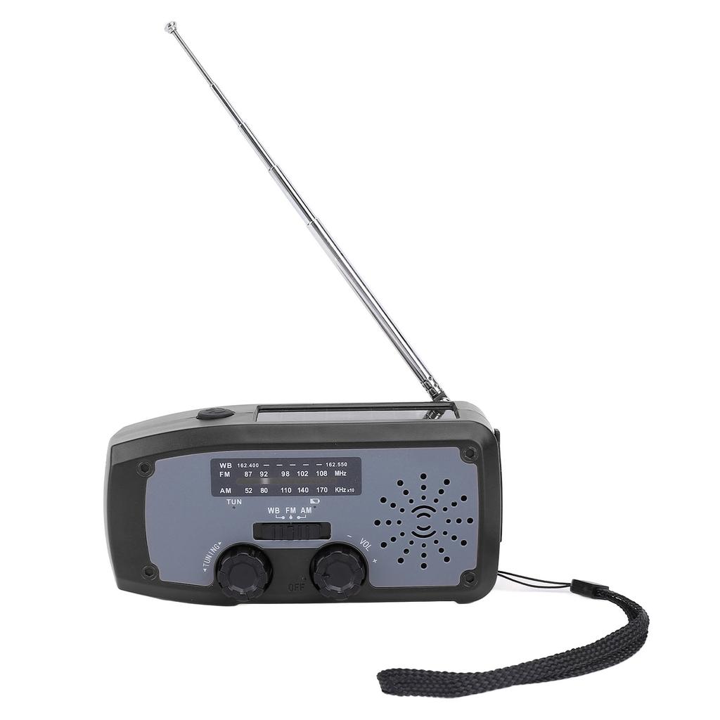Emergency Hand Crank Radio with LED Flashlight AM FM NOAA Portable Weather Radio with 2000mAh