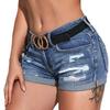 Women's High Waist Washed Ripped Bleached Slimming Jeans - Spring/Summer Collection
