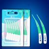 60Pcs Soft Bristle Orthodontic Interdental Brush Tooth Cleaning Tooth Cleaning Device  Couple